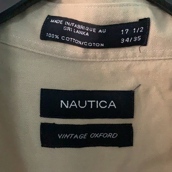 🤎 Nautica Vintage Oxford dress shirt. 🤎 - Picture 3 of 4